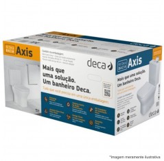 Kit Bacia com Caixa Acoplada Axis Branco