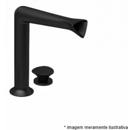 MISTURADOR MONOCOMANDO LAVATORIO MESA JADER ALMEIDA BLACK MATTE